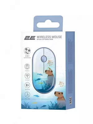 Mouse 2E MF300 Silent WL BT CAPYBARA:TANGERINE