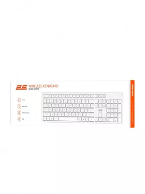 Keyboard 2E KS260 WL BT White