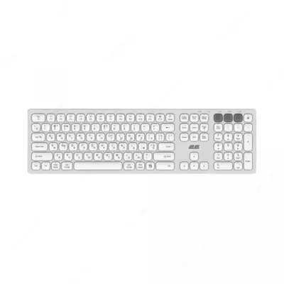 Keyboard 2E KS270 WL BT White ножничные