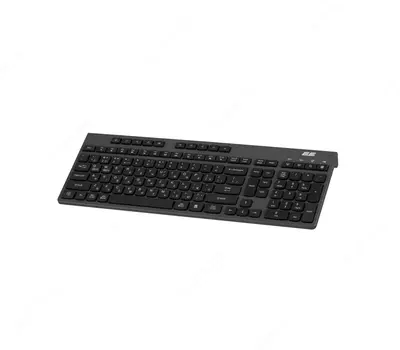 Беспроводная клавиатура 2E Keyboard membrane KS280 120key, WL/BT, EN/UK/RU, silent, black-grey 2E-KS280WBGR_AK