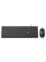 Комплект 2Е MK405 USB Black Low Profile