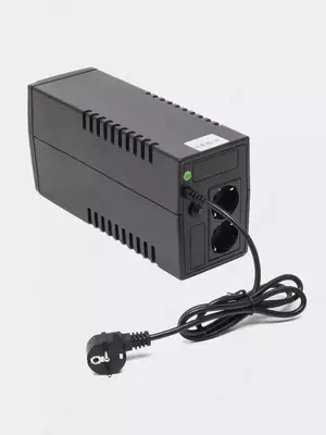 Uzluksiz quvvat manbai 600X-LI, 0.6 kVA UPS AVT | Interaktiv liniya | 1x12V-4.5AH | 2xEU rozetkalari | Quvvat 360 Vt