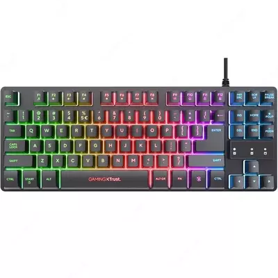 Клавиатура игровая Trust GXT 833 Thado TKL Illuminated Gaming Keyboard
