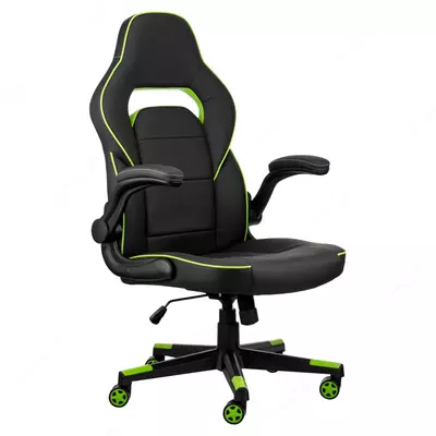Игровое кресло 2E GAMING HEBI Black/Green