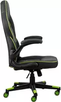  Игровое кресло 2E GAMING HEBI Black/Green Только в розницу