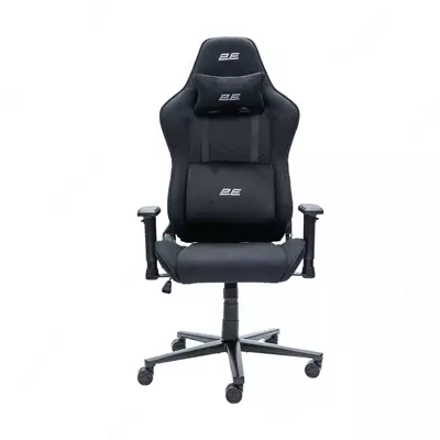 Кресло 2E GAMING BUSHIDO Lite, ткань, 2D-Armrests, чёрный