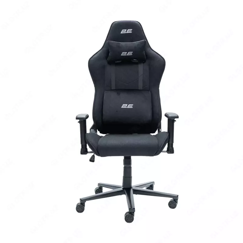 Кресло 2E GAMING BUSHIDO Lite, ткань, 2D-Armrests, чёрный