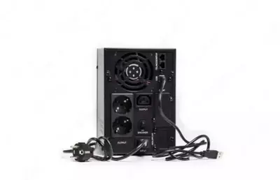 Источник бесперебойного питания EA610H, 1kVA UPS, 1000VA, Line-interactive SINUS, without battery, DC 48V (4x12V), 2xEU socket, Мощность 800Вт