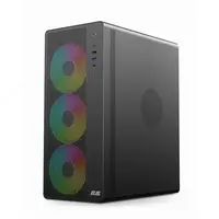 Корпус 2E GAMING Credo Plus V510B с БП 2E ATX600W  80+  1xUSB3.0  1х USB 2.0  1xUSB Type-C  4x120мм ARGB  VGA 310мм  TG Side Panel  ATX  чёрный
