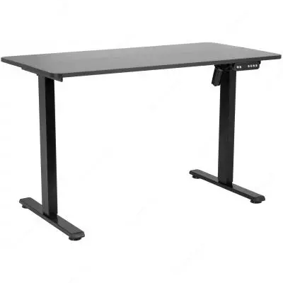 Стол компьютерный 2E СЕ120B-MOTORIZED, регулировка высоты, электропривод 220В, 73/118х120x60см, чёрн