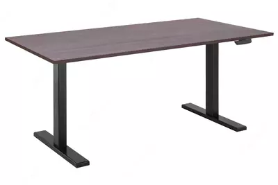Стол компьютерный 2E CE150WDARK-MOTORIZED, регулировка высоты, электропривод 220В, 62/128x150х75cм,