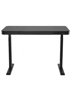 Стол компьютерный 2E СЕ218B-MOTORIZED, регулировка высоты, электропривод 220В, (USB-A/USB-C), 72/120