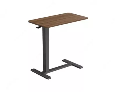 Стол компактный 2E CE710BD, 710x400мм, регулируемая висота, чёрно-коричневый