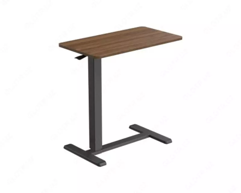 Стол компактный 2E CE710BD, 710x400мм, регулируемая висота, чёрно-коричневый