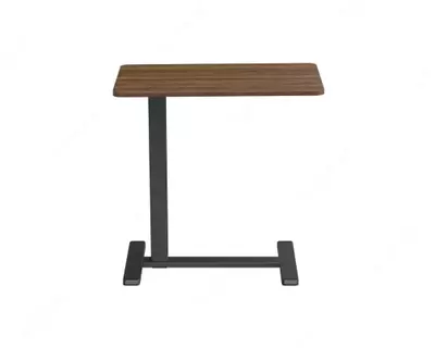 Стол компактный 2E CE710BD, 710x400мм, регулируемая висота, чёрно-коричневый