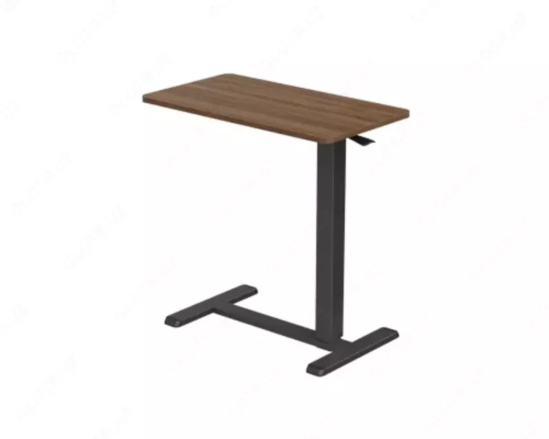 Стол компактный 2E CE710BD, 710x400мм, регулируемая висота, чёрно-коричневый