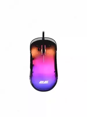 Мышь игровая 2E Gaming MG345 Transparent, RGB USB Black