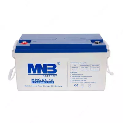 Аккумуляторная батарея для солнечных панелей и ИБП "MNB" MNG65-12, 65Ah, 12V