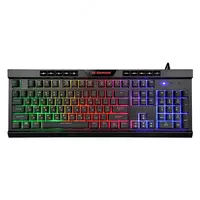 Клавиатура мембранная проводная 2E GAMING KG300 114key  USB-A  EN/RU  LED  чёрный 2E-KG300UB_AK