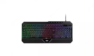 Клавиатура мембранная проводная 2E GAMING KG315 110key, USB-A, EN/RU, RGB, чёрный 2E-KG315UBK_AK