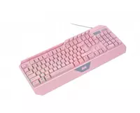  Клавиатура мембранная 2E GAMING KG315 110key  USB-A  EN/RU  RGB  розовый  - 