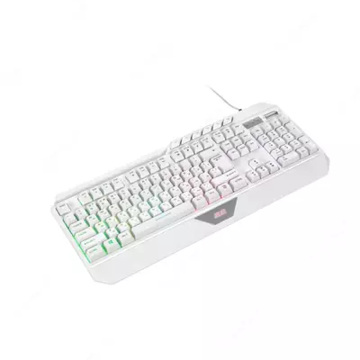 Клавиатура мембранная 2E GAMING KG315 110key, USB-A, EN/RU, RGB, белый,
