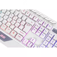   Клавиатура мембранная 2E GAMING KG315 110key  USB-A  EN/RU  RGB  белый 