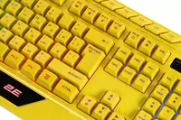   Клавиатура мембранная 2E GAMING KG315 110key  USB-A  EN/RU  RGB  жёлтый 