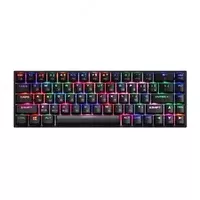 Клавиатура игровая 2E GAMING KG380 RGB 68key Gateron Blue Switch BT/USB Black Ukr