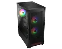   Cougar kompyuter oyinlari uchun gilof Airface RGB (Mahsulot raqami 06194) Qora