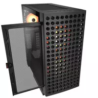  Cougar Airface ECO RGB kompyuter oyinlari uchun gilof (mahsulot raqami 06273) Qora
