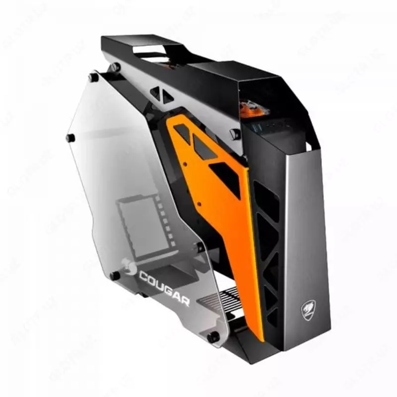 CONQUER tomonidan ishlab chiqarilgan Cougar kompyuter o'yinlari uchun g'ilof (0654-sonli mahsulot) Qora