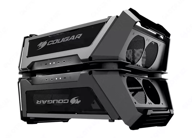 Cougar GEMINI X Kompyuter o'yinlari uchun g'ilof (Buyum raqami 0661) Qora