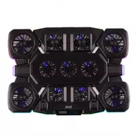 Подставка для ноутбука 2E GAMING CPG-011  до 17.3  1xUSB-A  1xUSB-C  LCD  RGB  чёрный 