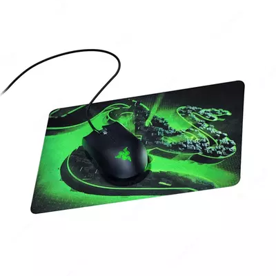Игровая мышь Razer Abyssus Lite в комплекте с ковриком Goliathus Mobile Construct Edition /Mouse + Pad RAZER Abyssus and Goliathus Terra Speed (RZ83-02730100-B3M1)
