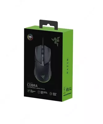Мышь проводная Razer Mouse Cobra, RGB, USB-A, black