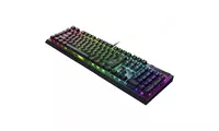 Клавиатура проводная Razer Keyboard mechanical BlackWidow V4 X  110key  Yellow Switch  USB-A  EN/RU  RGB  black