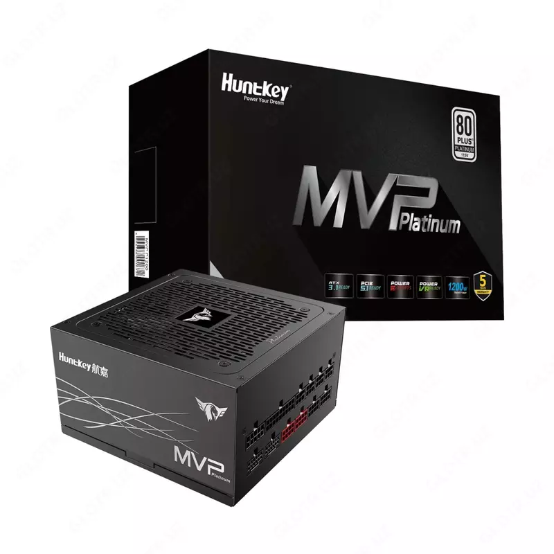 "Huntkey" MVP P1200 quvvat manbai (PSU), 1200W (12118-modda)