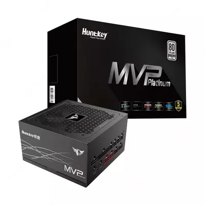 Quvvat manbai (PSU) "Huntkey" MVP P1000 80+ Platinum, 1000W (Mahsulot raqami 12137)