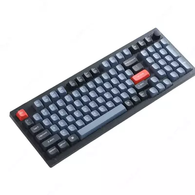 Keyboard Keychron V5 100 Key QMK Keychron K PRO Blue Hot-Swap RGB Knob Frosted Black