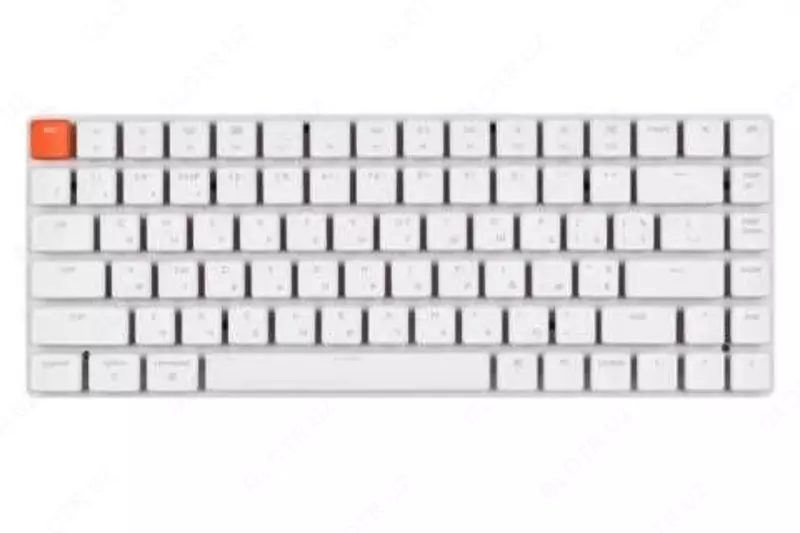 Keychron K3 84 Key Low Profile Gateron Mechanical Keyboard White LED Brown Russian Layout