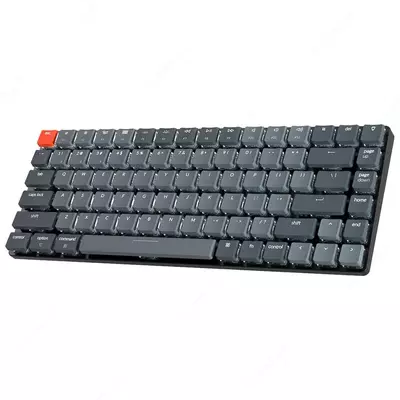 Keychron K8 87 Key Gateron Mechanical Keyboard White LED Red Russian Layout