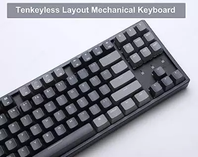 Keychron K8 87 Key Aluminum Frame Gateron Mechanical Keyboard RGB Blue Russian Layout