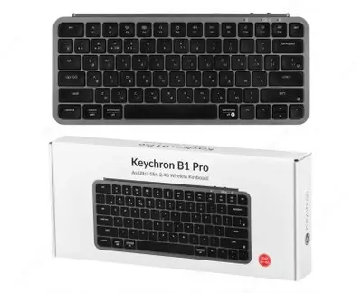 Keyboard Keychron B1 Pro, USB/WL/BT, space gray