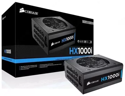 Блок питания (PSU) "Corsair" HX1000i, 1000W (Арт. - 12112)