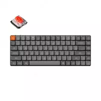 Клавиатура механическая Keychron K2 MAX 84Key  K super Red  WL/BT/USB-A  QMK  EN/RU/UZ  RGB  черный K2M-C1-UZ