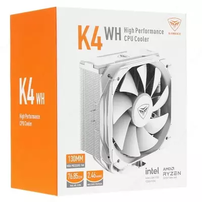 "PCCooler" K4 WH protsessor sovutgichi (havo) (mahsulot raqami 09258)
