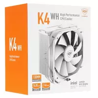   Кулер для процессора (воздушный) PCCooler K4 WH (Арт. - 09258)