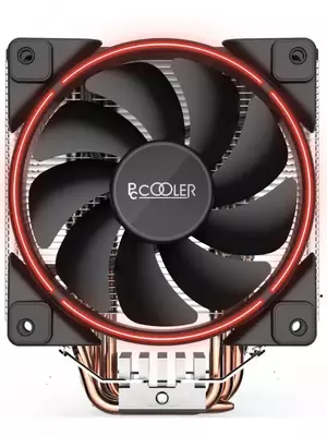 CPU sovutgichi (havo) PCCooler GI-X5 Qizil PWM 160W 120mm (Mahsulot raqami 0971)