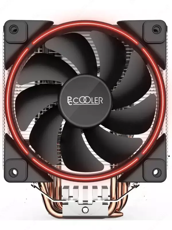 CPU sovutgichi (havo) PCCooler GI-X5 Qizil PWM 160W 120mm (Mahsulot raqami 0971)